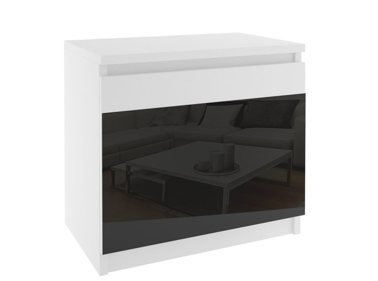 Table de nuit BM SN1/0/W/W/B/0
