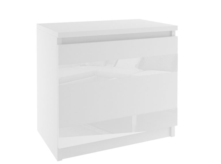 Table de chevet Belini blanche Fabricant MH SN1/0/W/W/W/0