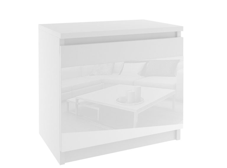 Table de chevet Belini blanche Fabricant SI SN1/0/W/W/W/0