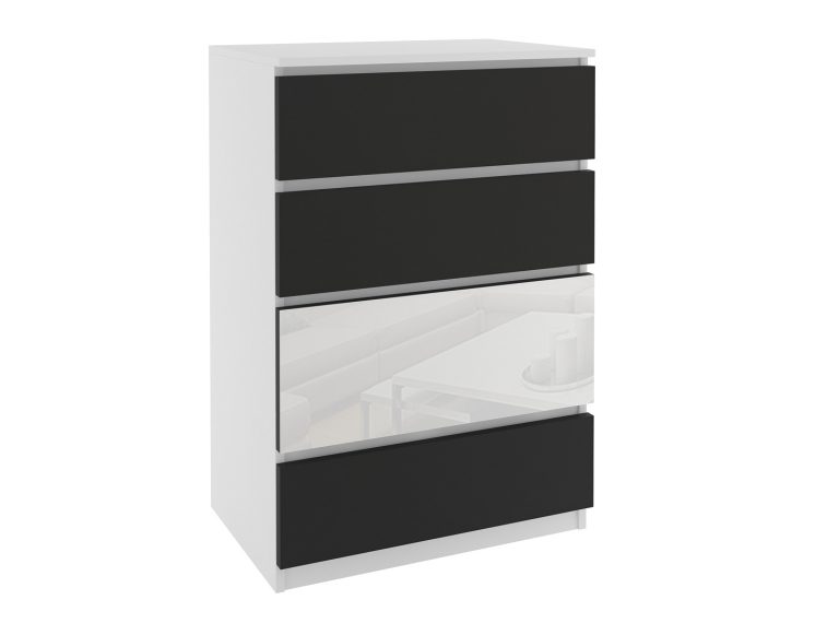 Commode 77 Belini blanc / noir Fabricant SI KOM1/1/W/B/W/0