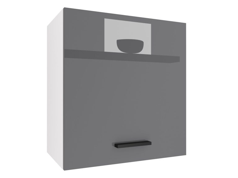 Armoire de cuisine Belini supérieure 60 cm gris brillant Fabricant INF SG60/1/WT/S/0/B1