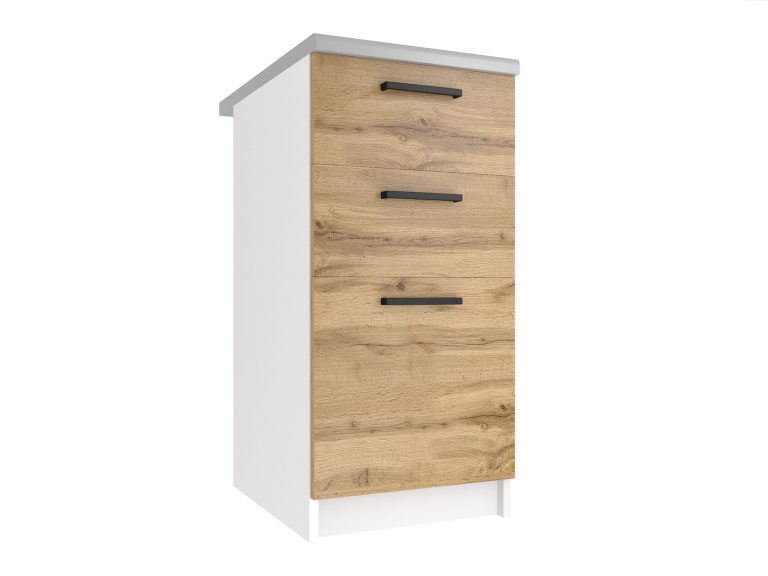 Meuble de cuisine sans dessus ni tiroirs TOR SDSZ40/0/WT/DW/0/B1