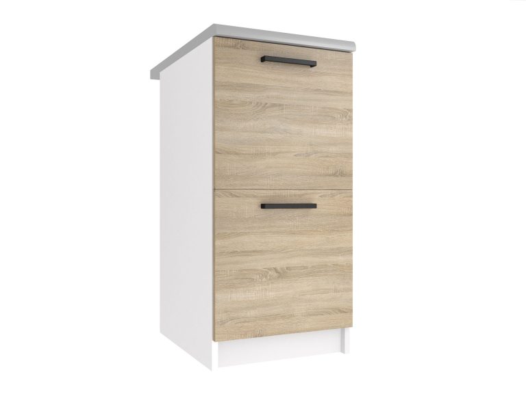 Meuble de cuisine Belini bas 40 cm chêne sonoma avec plan de travail Fabricant TOR SD2-40/0/WT/DS/0/B1
