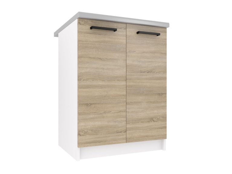 Armoire de cuisine sans plan de travail TOR SD2-60/0/WT/DS/0/B1