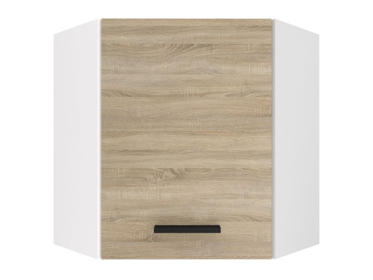 Armoire de cuisine d'angle suspendue TOR SGN60/1/WT/DS/0/B1