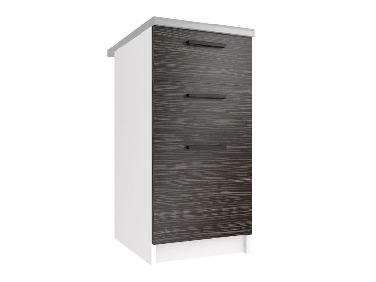Armoire de cuisine sur pied avec tiroirs TOR SDSZ40/1/WT/HK/0/B1