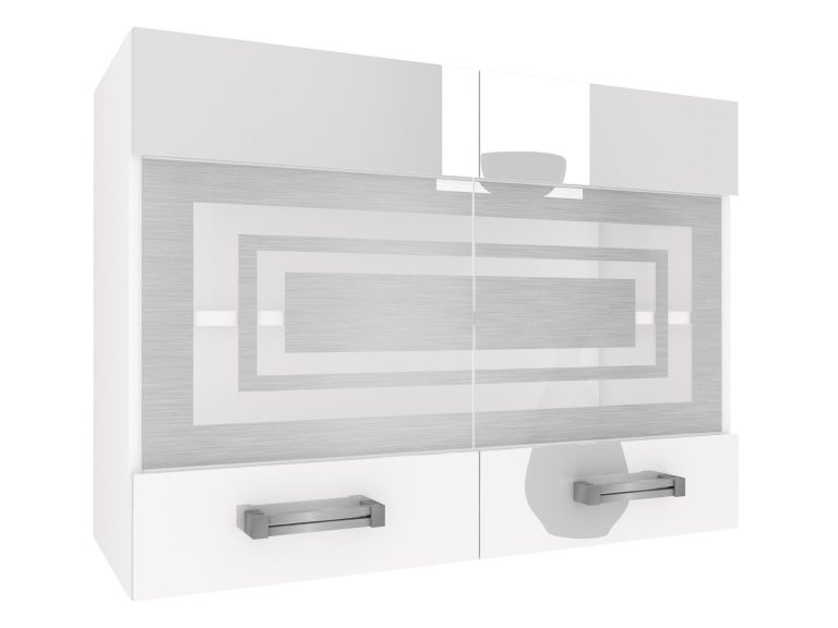 Armoire de cuisine suspendue INF SGW80/2/WT/W/0/D
