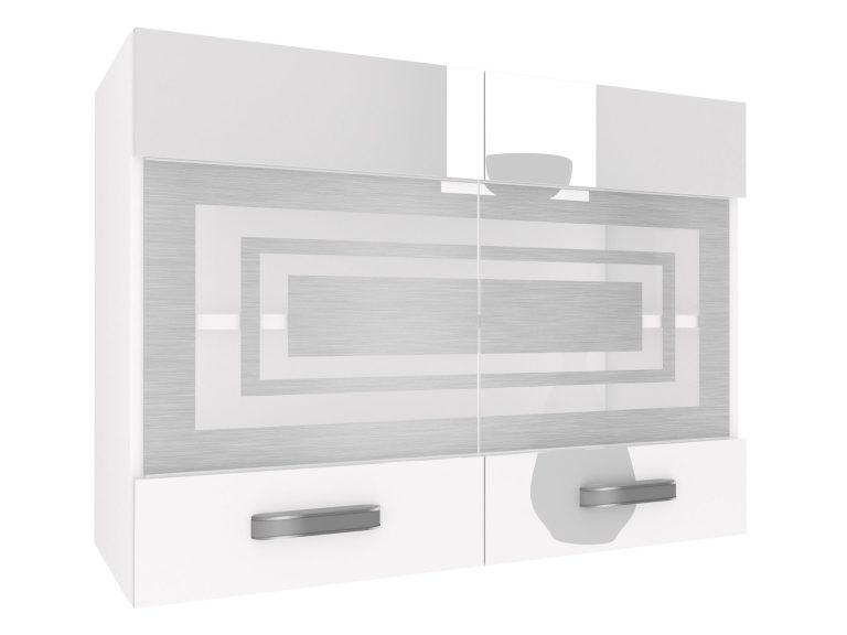 Armoire de cuisine suspendue INF SGW80/3/WT/W/0/F