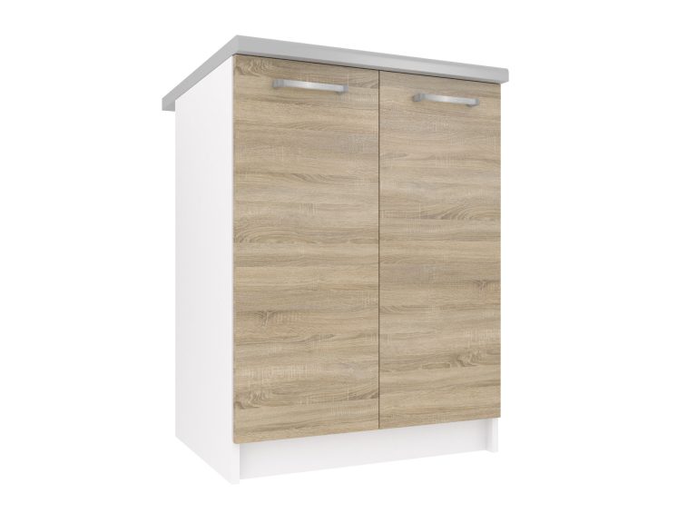 Armoire de cuisine sans plan de travail TOR SD2-60/0/WT/DS/0/P