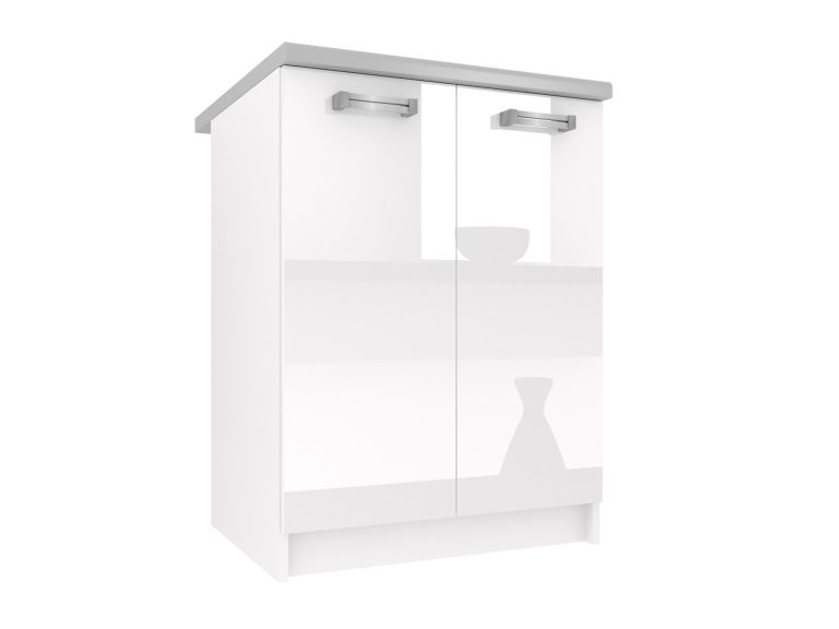 Armoire de cuisine sur pied INF SD2-60/0/WT/W/0/D