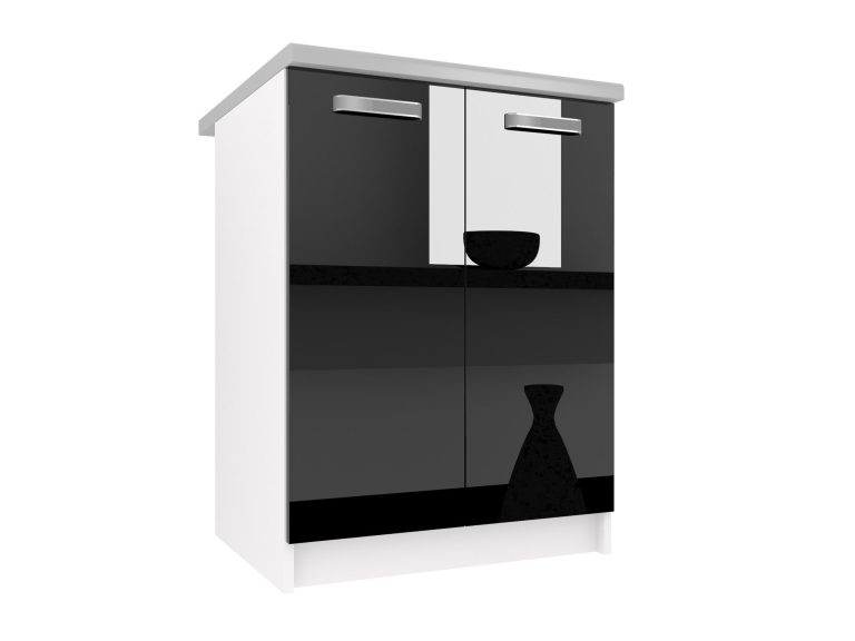 Armoire de cuisine sans plan de travail INF SD2-60/0/WT/B/0/F