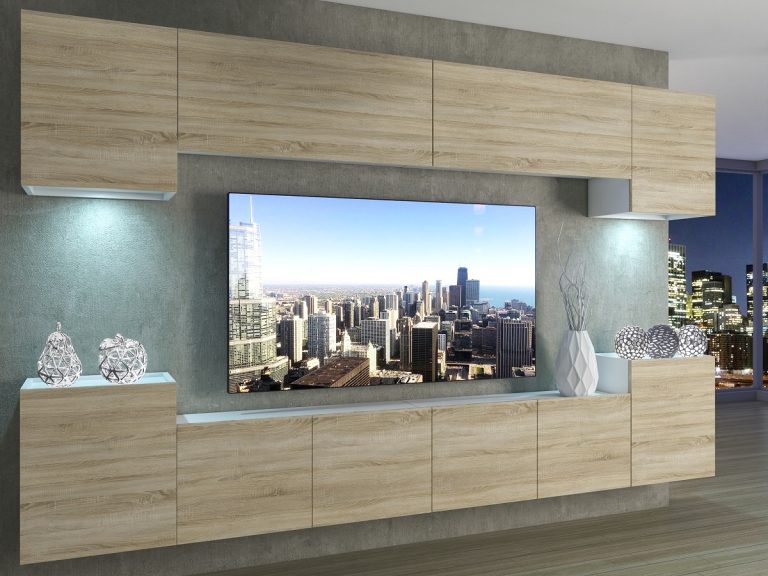 Meuble mural 300 cm Belini chêne sonoma Imperium 4 Fabricant IMP 4/5/W/DS/0/0