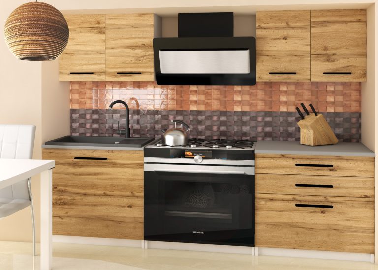 Meubles de cuisine 120 cm en chêne Wotan et chêne Sonoma sans plan de travail Fabricant TOR TIESTO2/2/WT/DW/BB/B1
