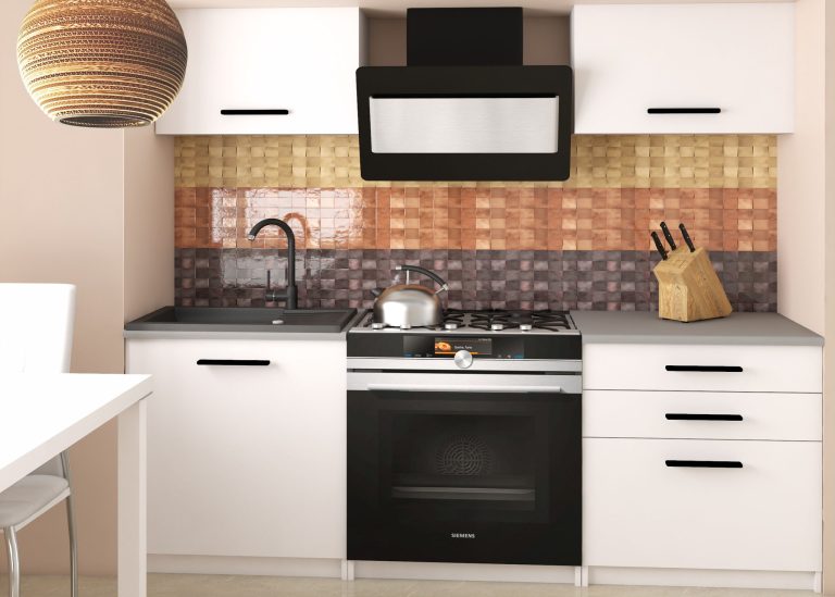 Meubles de cuisine 120 cm blanc mat avec plan de travail Fabricant TOR VULCANO2/3/WT/WT/0/B1