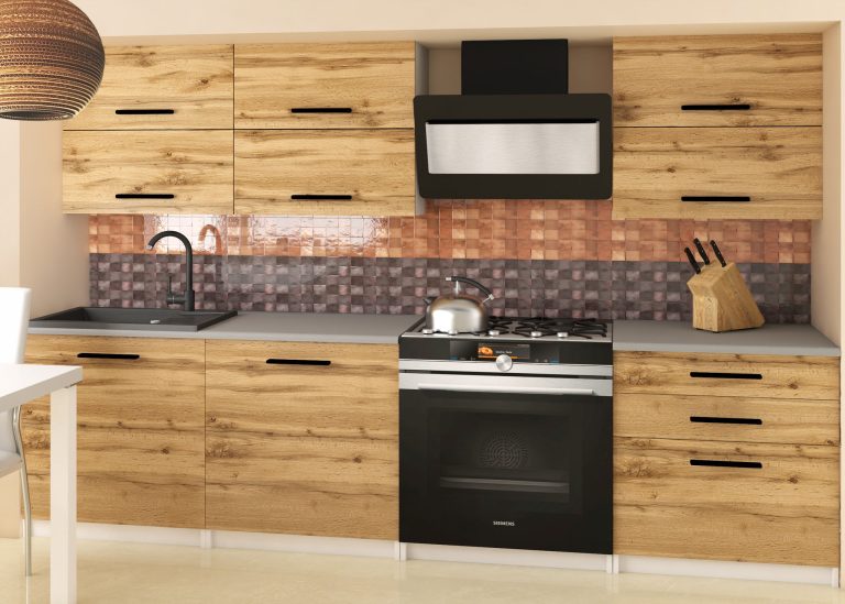 Meuble de cuisine 180 cm chêne wotan chêne sonoma sans plan de travail Fabricant TOR PRIMERA2/2/WT/DW/BB/B1