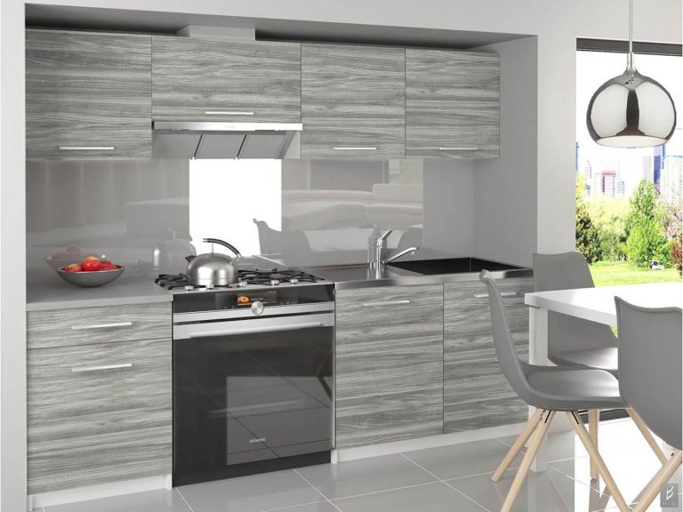 Meubles de cuisine 180 cm gris anthracite graphite sans plan de travail Fabricant TOR SUPERUNIQA2/3/WT/GW1/BB/B1