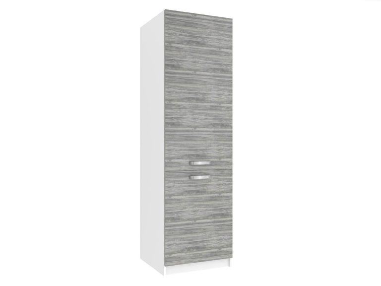 Armoire de cuisine haute Belini pour réfrigérateur encastrable 60 cm gris anthracite Glamour Wood Fabricant TOR SSL60/1/WT/GW/0/U

