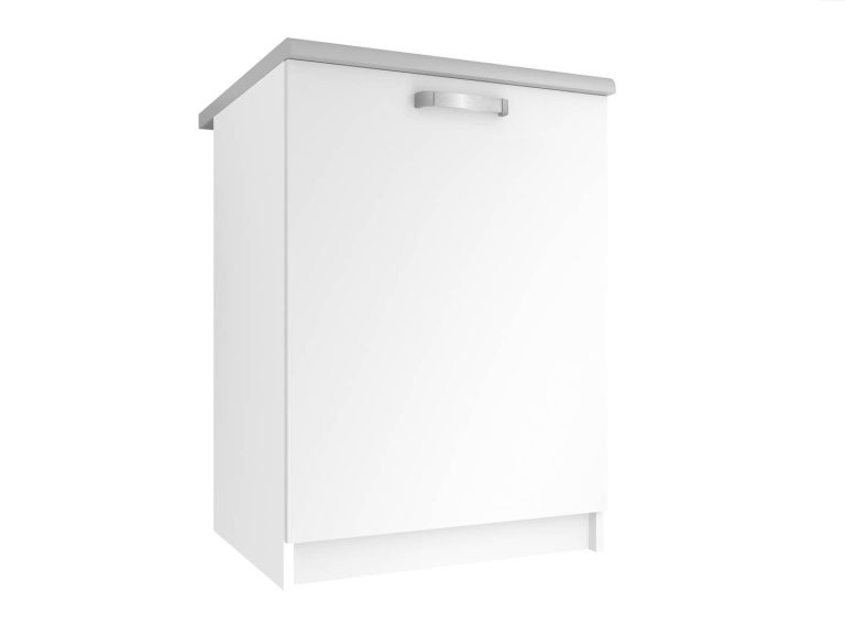 Meuble de cuisine Belini bas 60 cm blanc mat avec plan de travail Fabricant TOR SD60/0/WT/WT/0/U/
