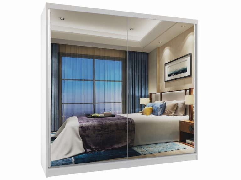 Armoire coulissante 200 cm avec miroir Fabricant M SZP1/2/W/WI/L/HI