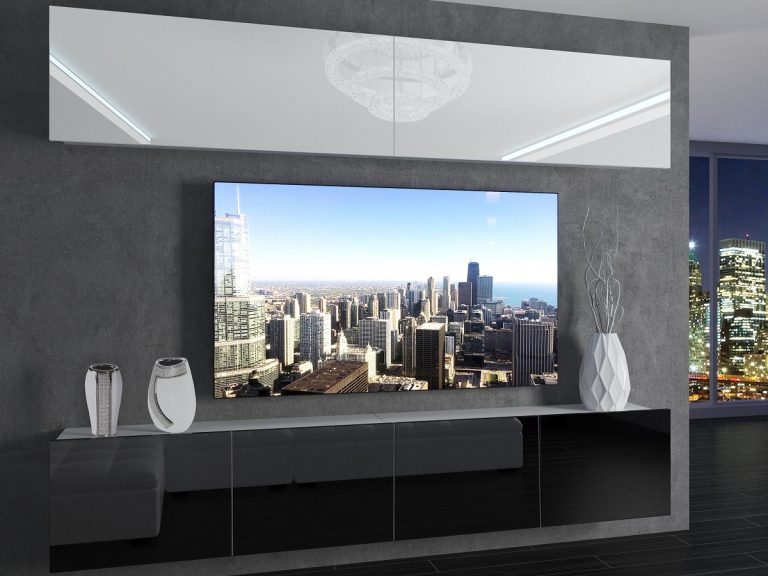 Meuble mural 200 cm Belini blanc brillant Imperium 6 Fabricant IMP 6/5/W/WB/0/0