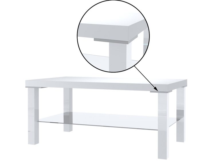 Table basse Belini chêne sonoma Imperium Belini 1 IMP SK1/0/W/DS/0/0