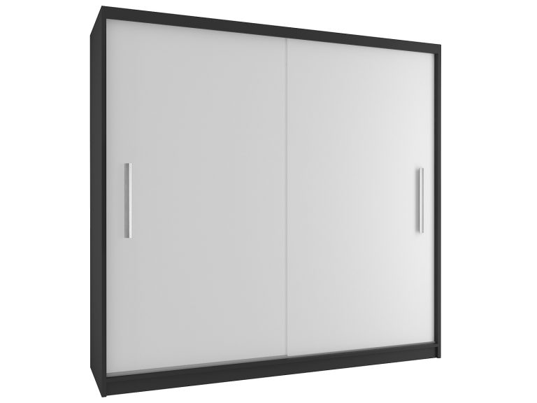 Armoire coulissante 200 cm blanc mat Fabricant SI SZP1/2/B/W/0/AL