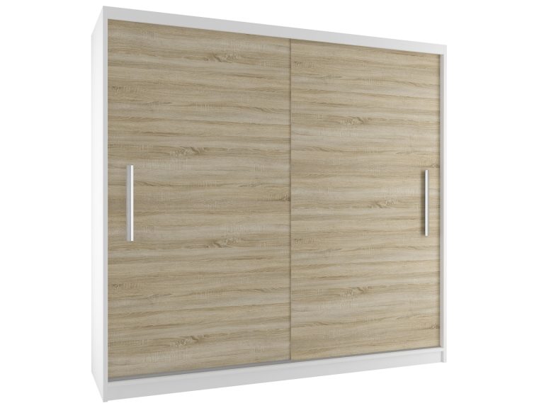 Armoire coulissante 200 cm en chêne chêne wotan chêne sonoma Fabricant SI SZP1/2/W/DS/0/AL