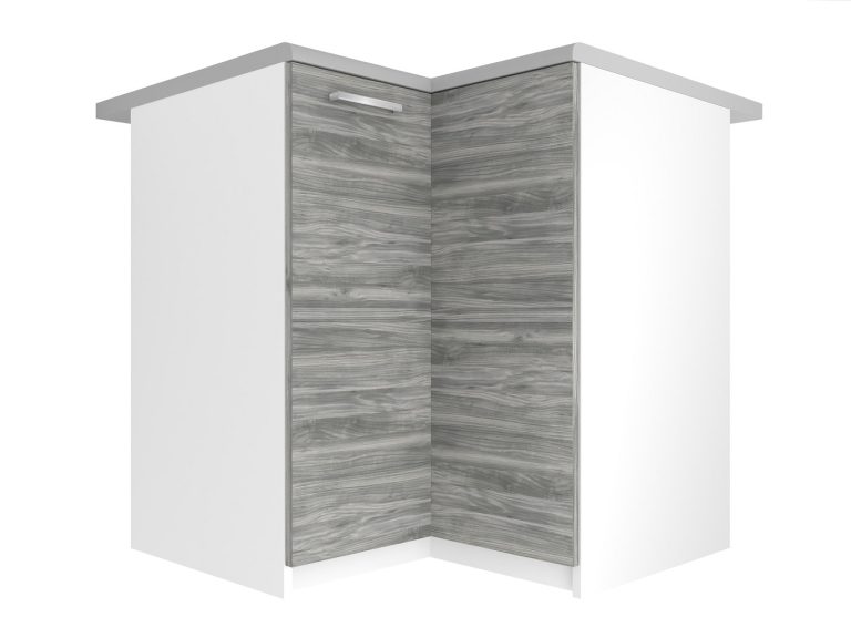 Armoire de cuisine d'angle TOR SNP90/2/WT/GW1/0/E