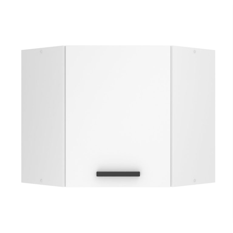 Armoire de cuisine supérieure d'angle 60 cm TOR SGN60/0/WT/WT/0/B1/PP
