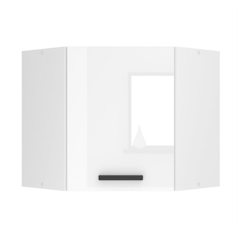 Armoire de cuisine supérieure d'angle 60 cm INF SGN60/0/WT/W/0/B1/PP