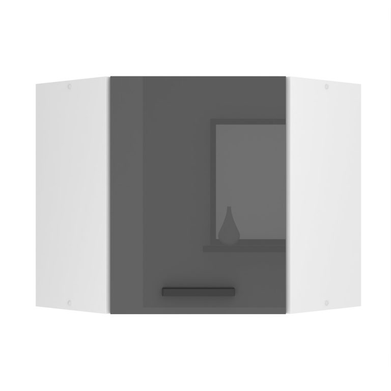 Meuble haut d'angle de cuisine 60 cm INF SGN60/0/WT/S/0/B1/PP
