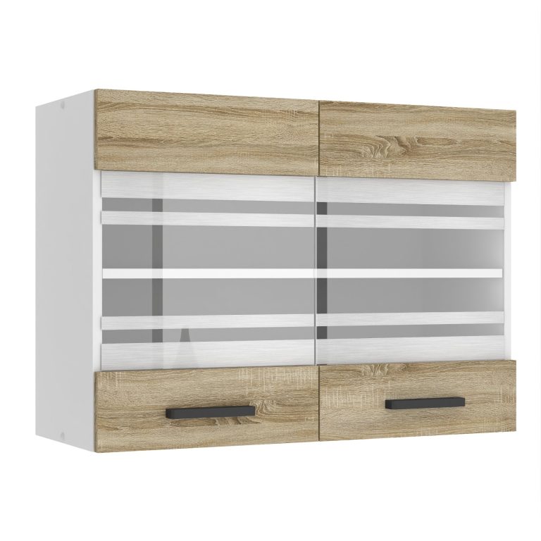 Armoire de cuisine supérieure 80 cm TOR SGW80/0/WT/DS/0/B1/PP