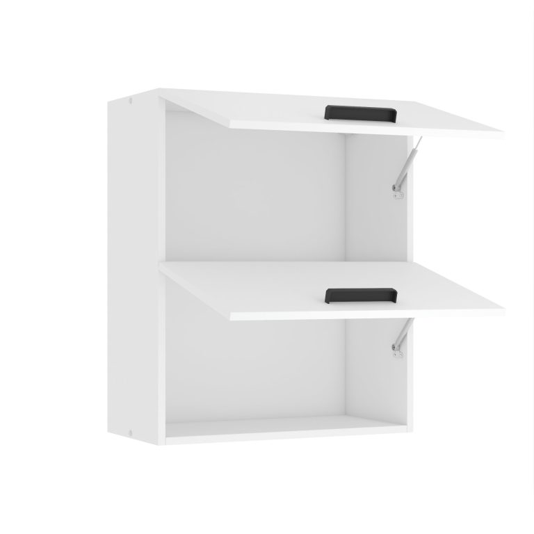 Armoire de cuisine supérieure 60 cm TOR SGP2-60/0/WT/WT/0/B1/PP