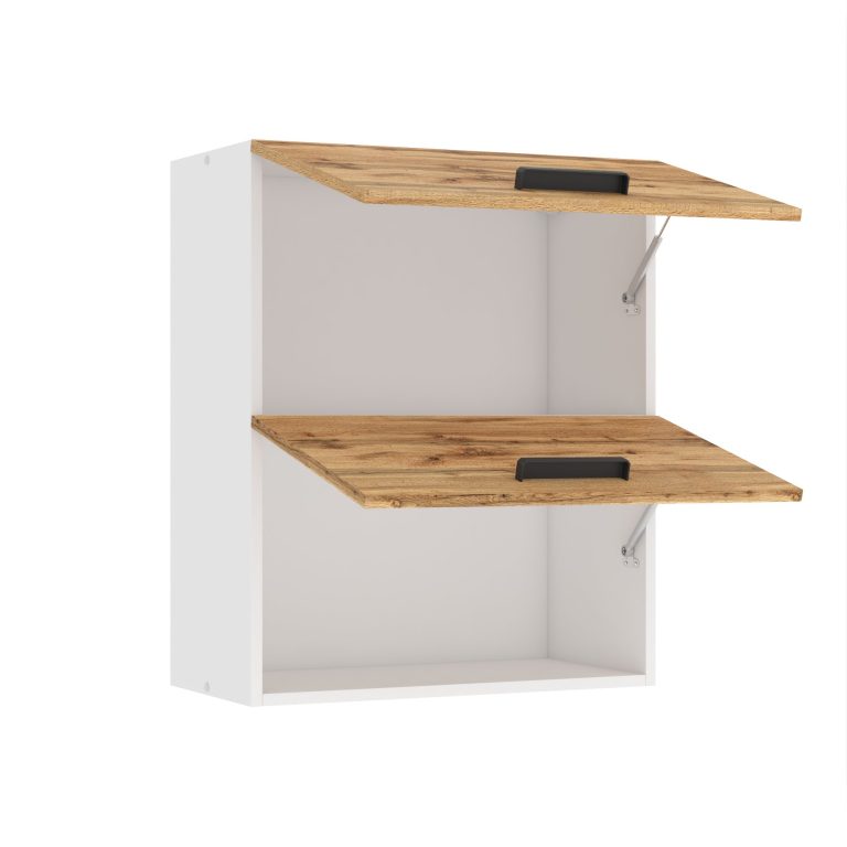 Meuble haut de cuisine 60 cm TOR SGP2-60/0/WT/DW/0/B1/PP
