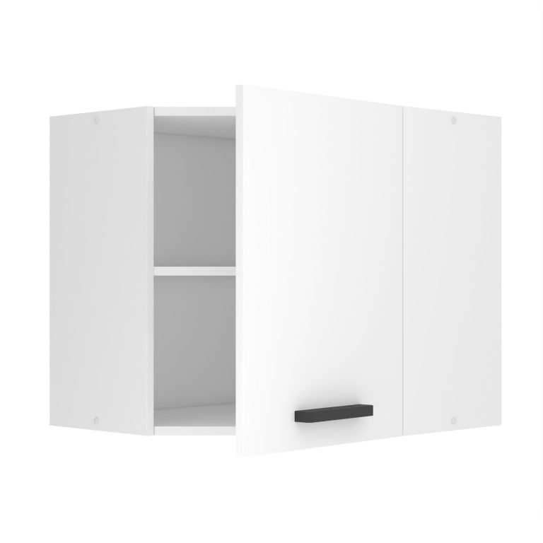 Armoire de cuisine supérieure d'angle 60 cm TOR SGN60/0/WT/WT/0/B1/PP
