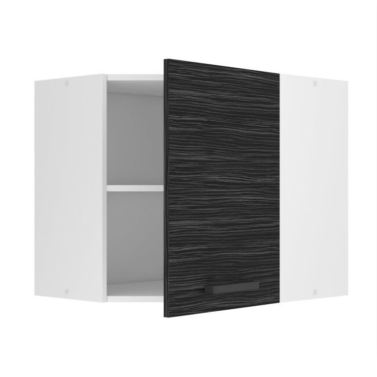 Armoire de cuisine supérieure d'angle 60 cm TOR SGN60/0/WT/HK/0/B1/PP