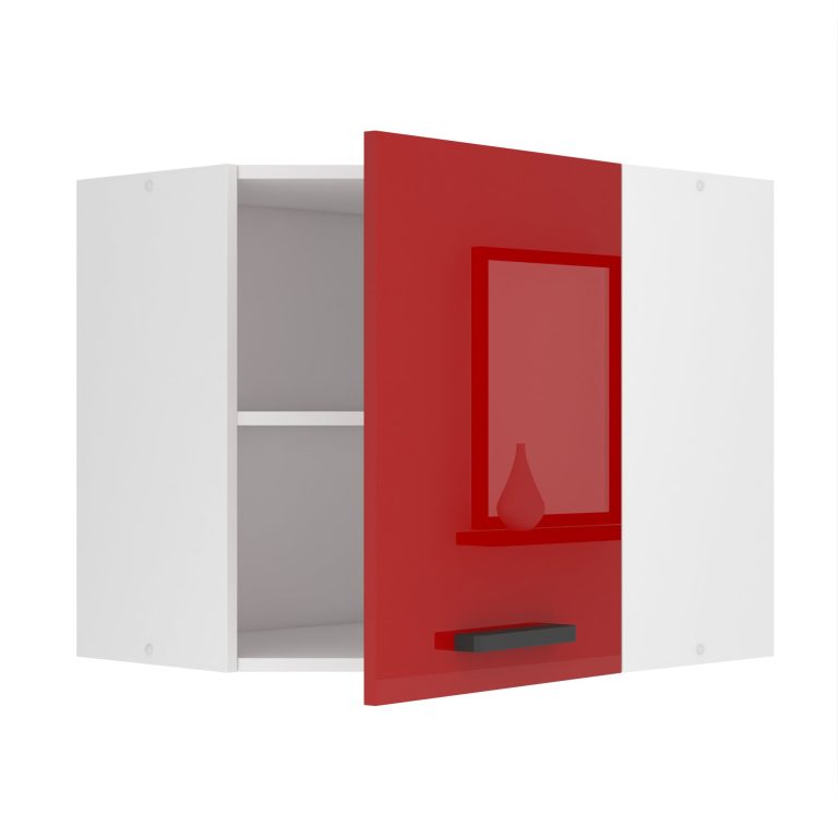 Meuble haut d'angle de cuisine 60 cm INF SGN60/0/WT/R/0/B1/PP