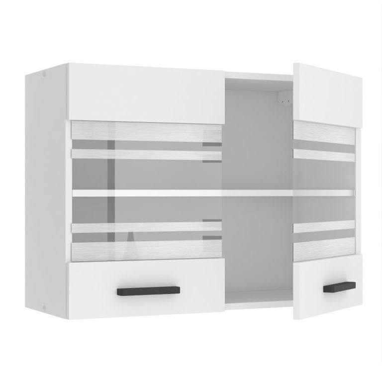 Armoire de cuisine supérieure 80 cm TOR SGW80/0/WT/WT/0/B1/PP
