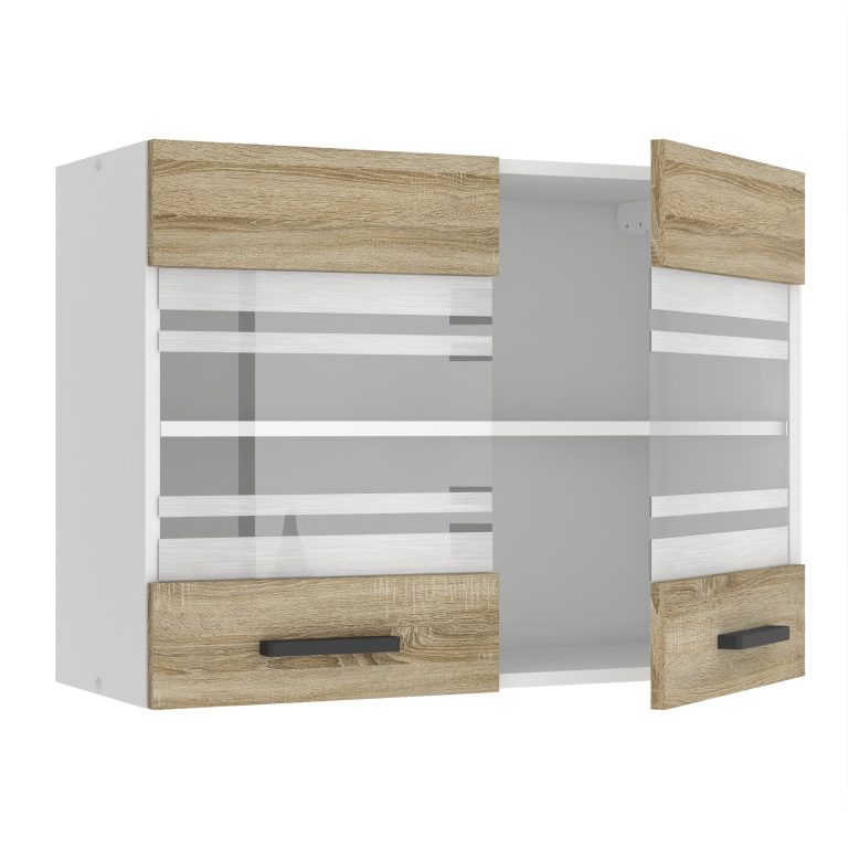 Armoire de cuisine supérieure 80 cm TOR SGW80/0/WT/DS/0/B1/PP