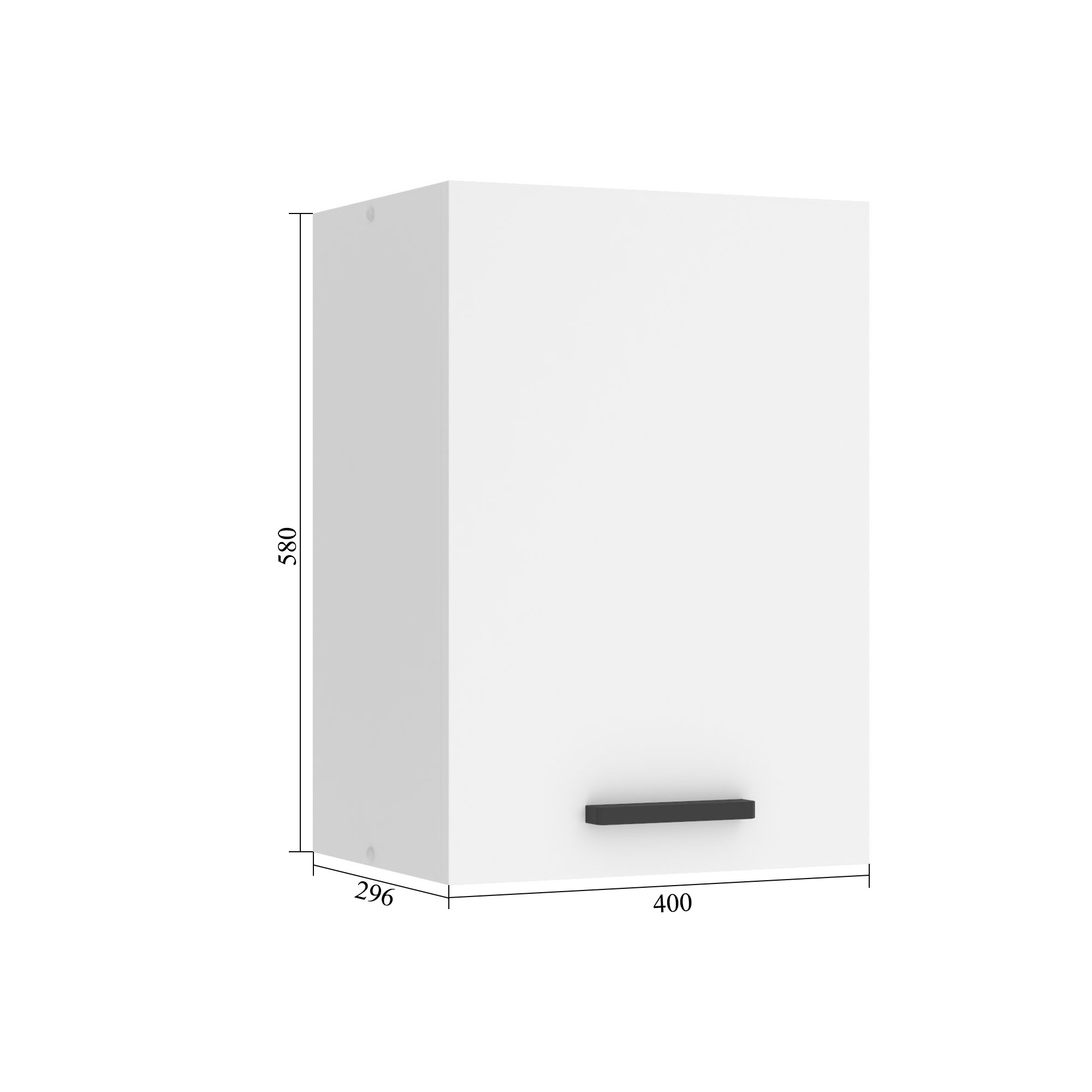 Meuble haut de cuisine 40 cm TOR SG40/0/WT/DW/0/B1/PP

