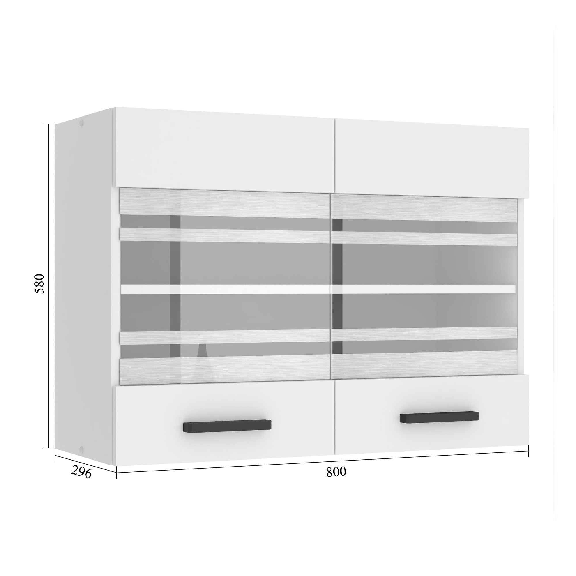 Meuble haut de cuisine 80 cm INF SGW80/0/WT/R/0/B1/PP
