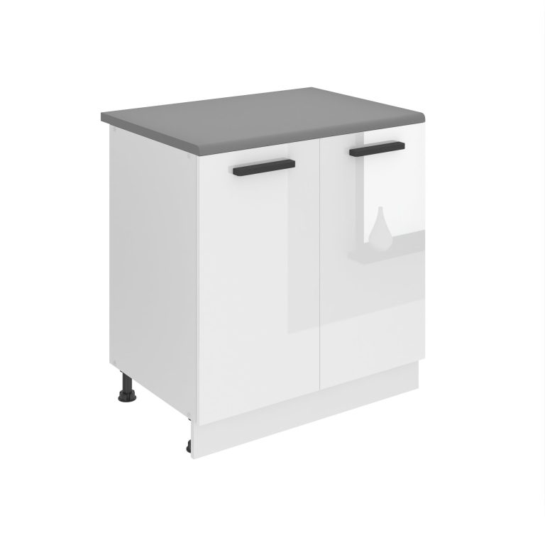 Meuble bas de cuisine 80 cm INF SD80/0/WT/W/B/B1/PP
