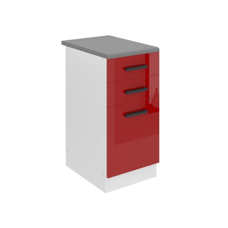 Meuble bas de cuisine 40 cm tiroirs INF SDSZ40/0/WT/R/B/B1/PP