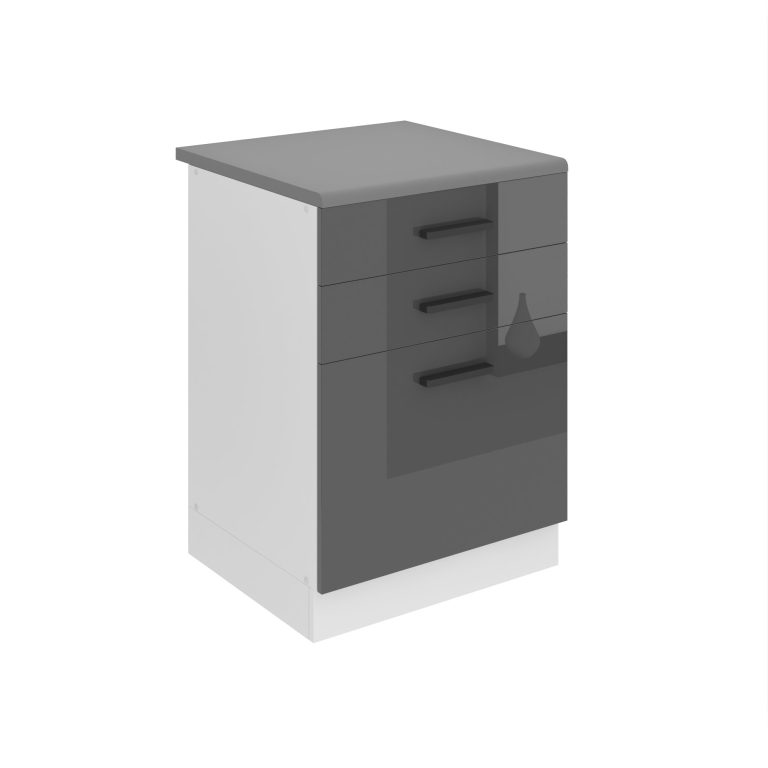 Meuble bas de cuisine 60 cm tiroirs INF SDSZ60/0/WT/S/B/B1/PP