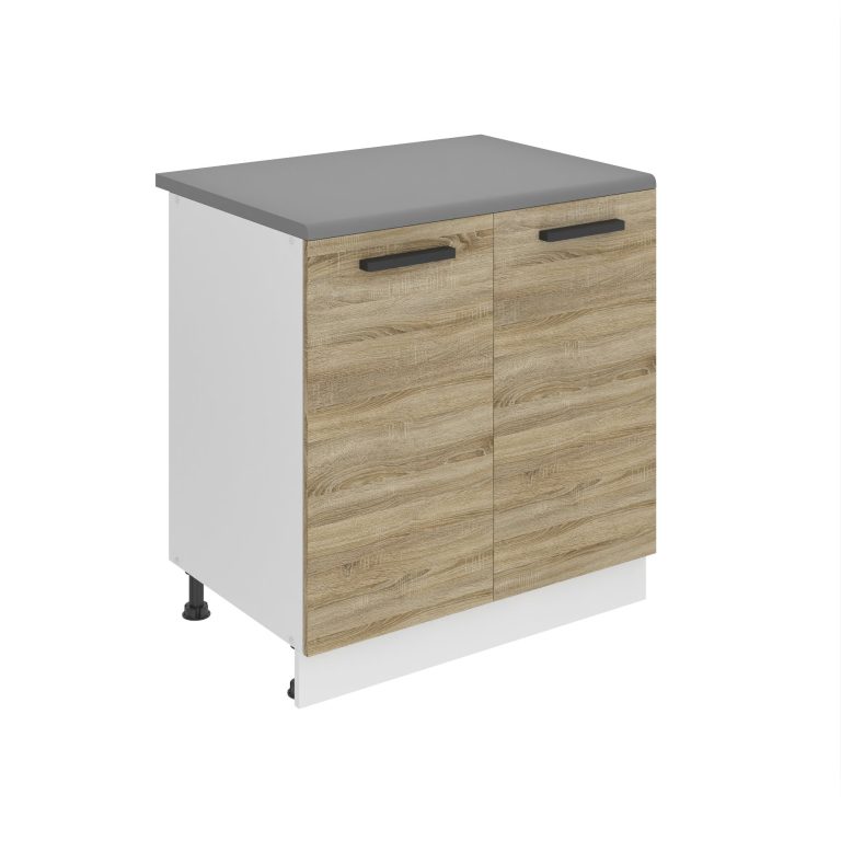 Meuble bas de cuisine 80 cm TOR SD80/0/WT/DS/B/B1/PP
