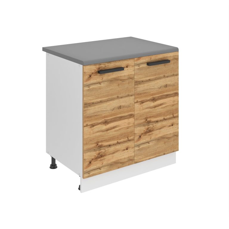 Meuble bas de cuisine 80 cm TOR SD80/0/WT/DW/B/B1/PP
