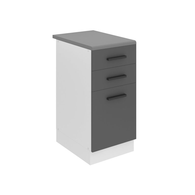 Meuble bas de cuisine 40 cm tiroirs TOR SDSZ40/0/WT/SR/B/B1/PP