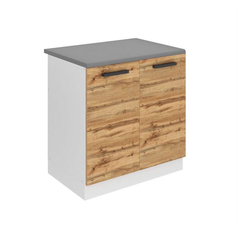 Meuble sous évier de cusine 80 cm TOR SDZ80/0/WT/DW/B/B1/PP

