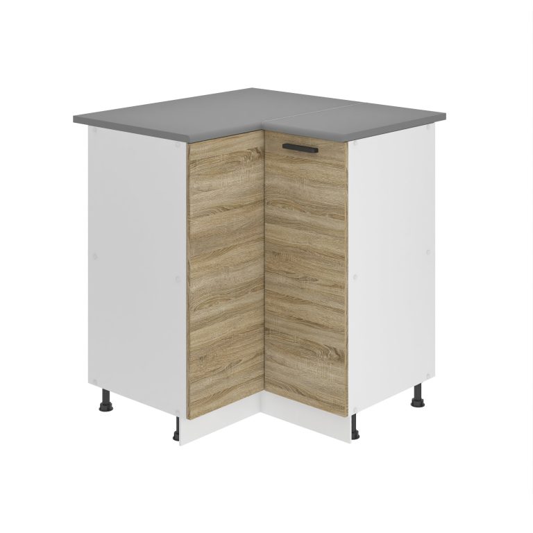 Meuble bas d'angle de cuisine 90 cm TOR SNP90/0/WT/DS/B/B1/PP