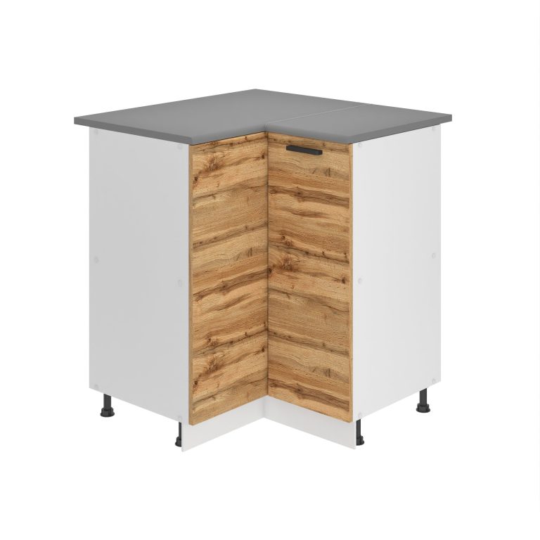 Meuble bas d'angle de cuisine 90 cm TOR SNP90/0/WT/DW/B/B1/PP